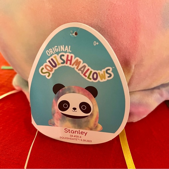 NWT 🥀 8" Stanley the Panda Squishmallow Jelly Fish Costume - Picture 5 of 9